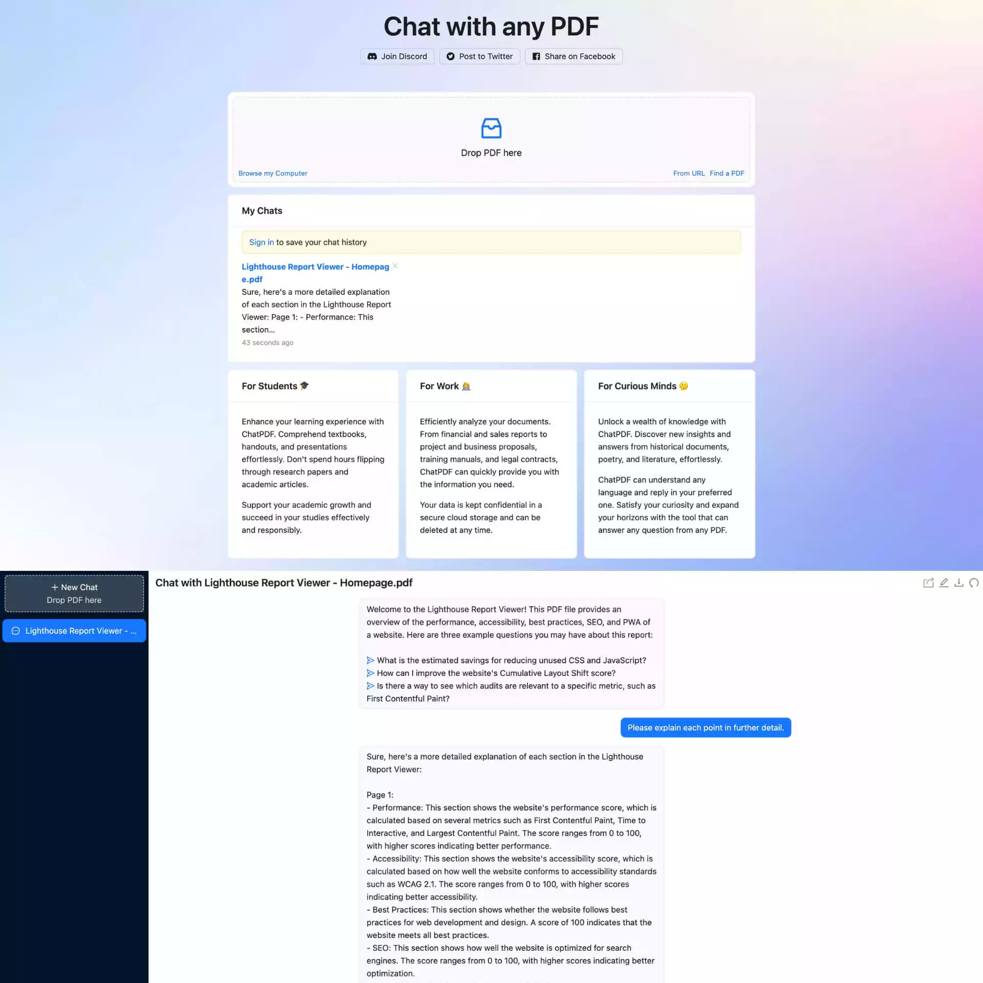 ChatPDF - AI Chat With PDFs
