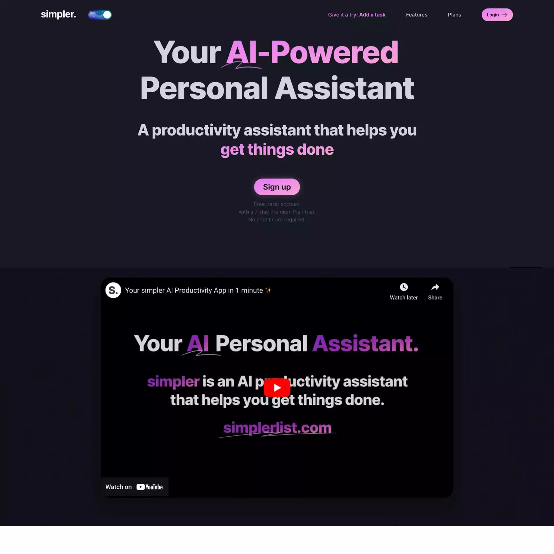 Simpler - AI Personal Assistant